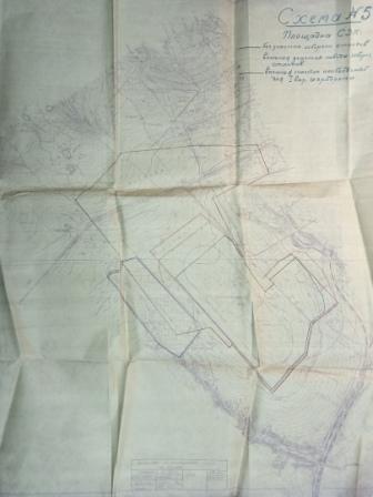 Карта аэродрома 1937 г.