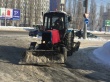 Ленинский район продолжают освобождать от снега