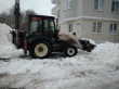 Дворы Ленинского района освобождают от снега