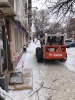 Во Фрунзенском районе идет комплексная очистка территории от снега 