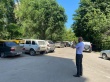 В Ленинском районе состоялся рейд по выявлению мест несанкционированной парковки транспортных средств