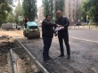 В Кировском районе проконтролировали ход выполнения работ по улице Рахова