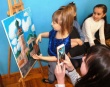 В Пушкинской библиотеке состоялось торжественное открытие выставки изостудии «Художник» и Регионального центра поддержки одаренных детей «Территория детства»