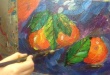 Юные художники  приняли участие в проекте «Запах мандаринов» и создали серию «аппетитных» работ