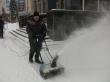 В Октябрьском районе продолжаются работы по расчистке улиц от снега и наледи