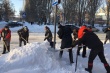 Во Фрунзенском районе проходят мероприятия по очистке от снега