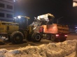 В Ленинском районе продолжают убирать снег