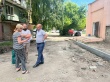 В Октябрьском районе стартовали работы по ремонту дворовых территорий в рамках муниципальной программы   