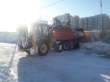 В Волжском районе ведутся комплексные работы по очистке территории от снега и наледи