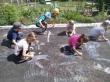 В детских садах Октябрьского района отпраздновали День рисования на асфальте