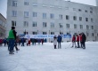 На территории СГЮА открылся ледовый каток