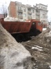 За сутки с территории Октябрьского района вывезли более 1 тыс. кубометров снега