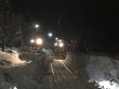 С территории Ленинского района ночью вывозили снег и расчищали дороги