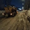 На территории Кировского района в плановом режиме ведутся снегоуборочные работы 