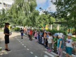 В детском саду № 203 Ленинского района состоялся конкурс рисунков на асфальте «Мы рисуем улицу»