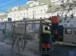 Во Фрунзенском районе проводятся работы по ремонту остановочных павильонов