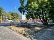 В городском парке культуры и отдыха завершается обновление детской площадки