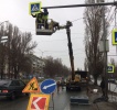 В Саратове продолжается установка светофоров