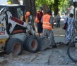 На территории Октябрьского района выполняются работы по ремонту тротуаров