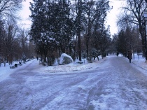 К работам по уборке снега в Волжском районе дополнительно привлечены ресурсы предприятий и учреждений