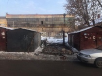 На территории Октябрьского района активно проводятся работы по демонтажу незаконно установленных гаражей