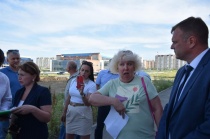 Представители муниципалитета в ходе встречи ответили на вопросы жителей поселка Солнечный-2 