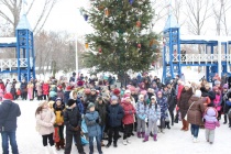 В Заводском районе  состоялось открытие главной елки района