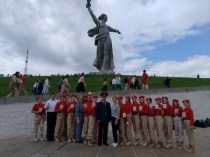 Юноармейцы Ленинского района приняли присягу городе-герое Волгограде