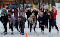 На ледовых площадках провели спортивный праздник  для школьников
