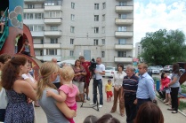 Общественники встретились с жителями дома по адресу Огородная, 36