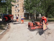 За сутки в Саратове восстановлено более 1000 кв.м дорожного покрытия