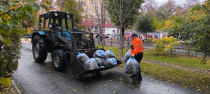 Уборка города продолжается