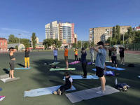 Начинаем утро со спортом!