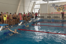 На базе школы №97 состоялись районные соревнования по плаванию