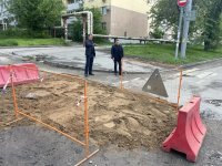 В Заводском районе продолжается контроль за приведением в нормативное состояние территорий после земляных работ