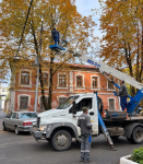 Продолжается обслуживание систем уличного освещения Продолжается обслуживание систем уличного освещения