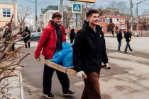 Первый субботник 2026 года в Саратове Первый субботник 2026 года в Саратове