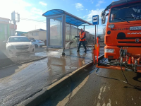 В городе продолжается работа по содержанию объектов улично-дорожной сети