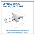 О действиях в условиях угрозы совершения террористического акта с применением БПЛА