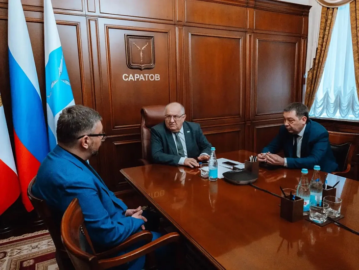 Игорь Молчанов встретился с новым руководителем Саратовского филиала ПАО «Т Плюс»