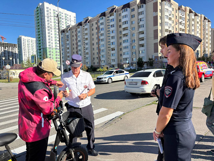 Сотрудники Госавтоинспекции пообщались с юными участниками дорожного движения