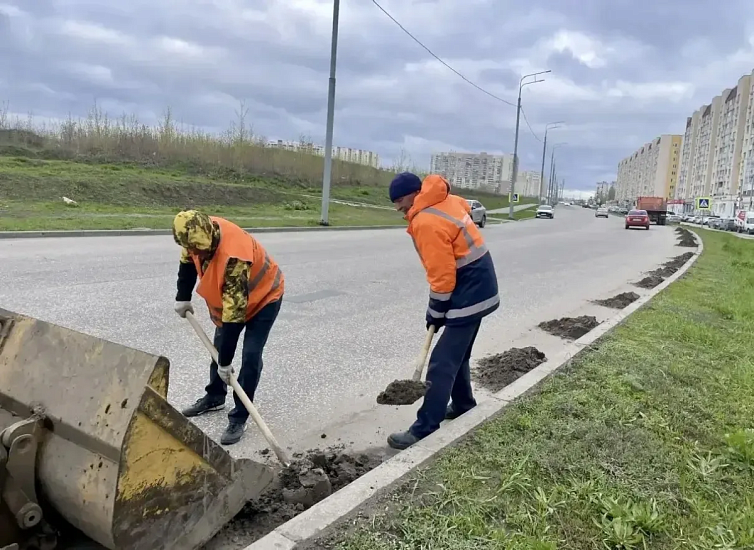 Работы по благоустройству продолжаются