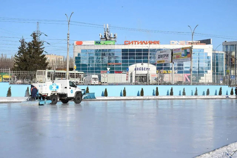Каток на стадионе «Волга» приостанавливает свою работу