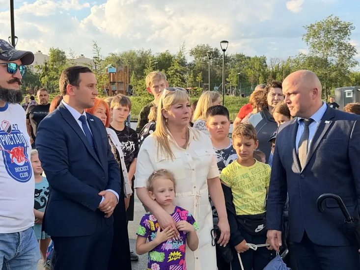 В микрорайоне Пролетарский прошла встреча с жителями