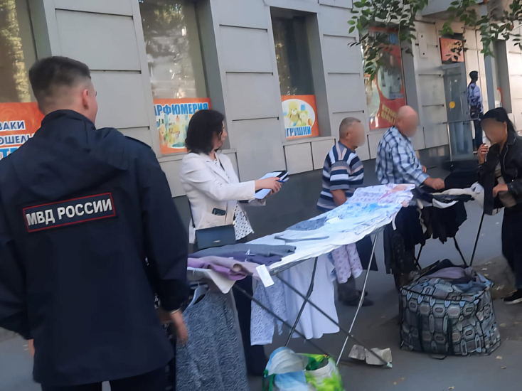 Проведены мероприятия по выявлению и пресечению фактов незаконной торговли на территории Октябрьского района