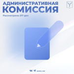 Состоялось очередное заседание административной комиссии муниципального образования «Город Саратов», в ходе которого было рассмотрено 217 дел