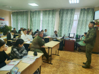 Урок мужества в Гагаринском районе