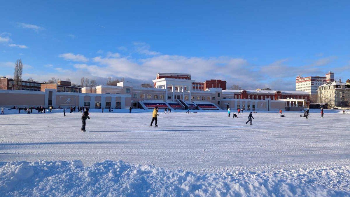 Каток на стадионе «Спартак» возобновляет свою работу