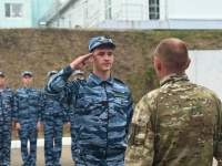 Смотр строя и песни в Гагаринском районе Смотр строя и песни в Гагаринском районе