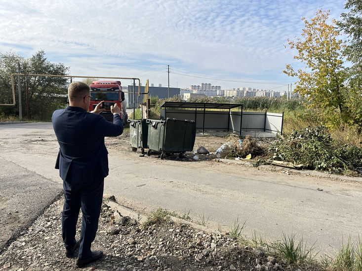 В Гагаринском районе продолжается контроль за состоянием контейнерных площадок
